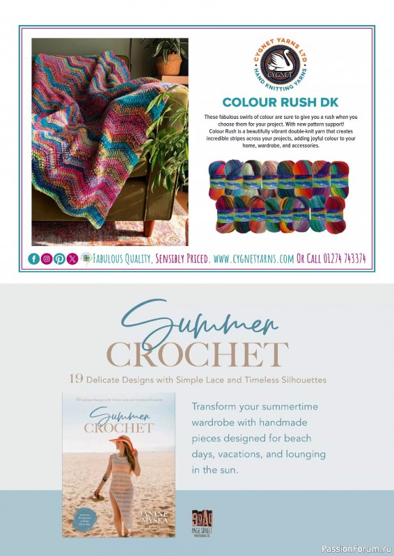 Вязаные проекты крючком в журнале «Simply Crochet №161 2025»
