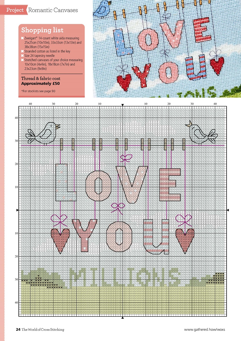 Журнал "The World of Cross Stitching №316 2022"