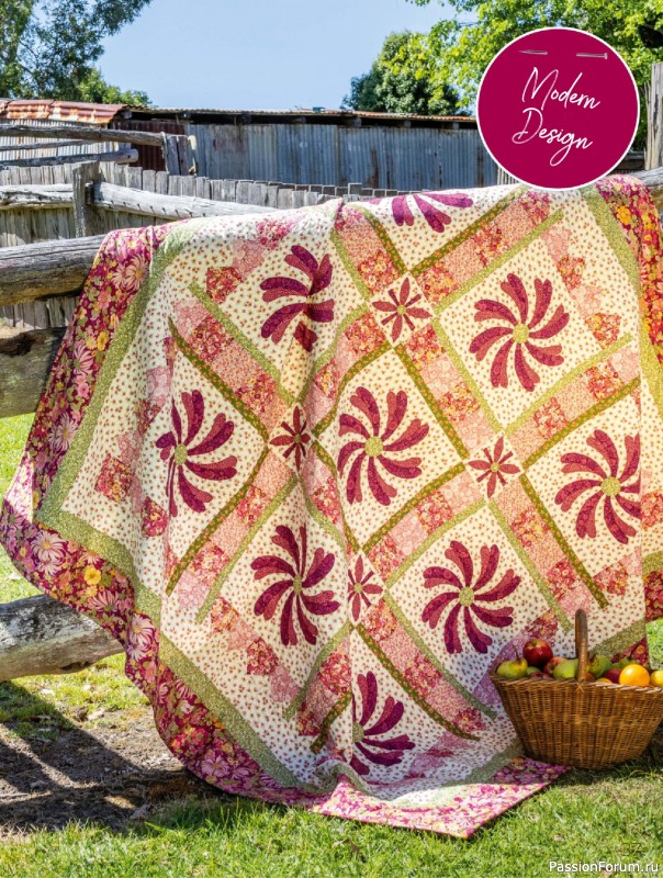 Коллекция проектов для рукодельниц в журнале «Quilters Companion №132 2025»