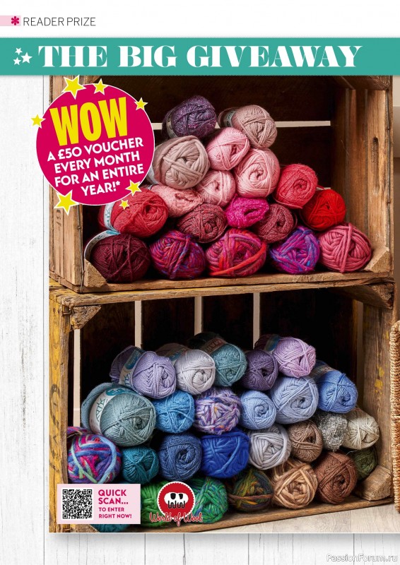 Вязаные проекты крючком в журнале «Simply Knitting №252 2024»
