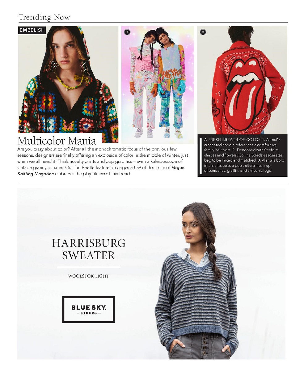 Журнал "Vogue Knitting Winter" 2021/2022. Коллекция трикотажной одежды