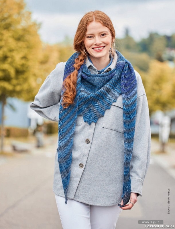 Вязаные проекты в журнале «Woolly Hugs Maschenwelt №6 2023»