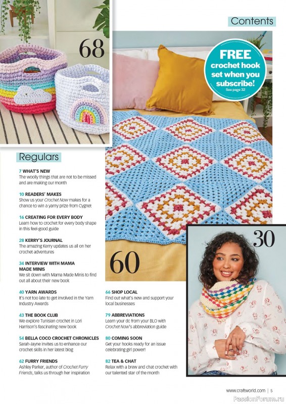 Вязаные проекты крючком в журнале «Crochet Now №103 2024»