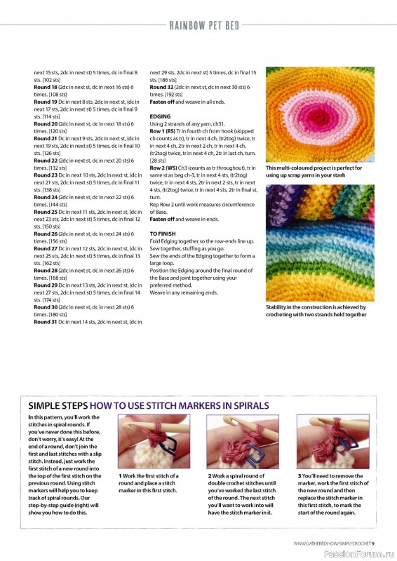 Вязаные проекты крючком в журнале «Simply Crochet №148 2024»