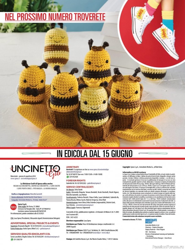 Вязаные проекты крючком в журнале «L'uncinetto di Gio №31 2022»
