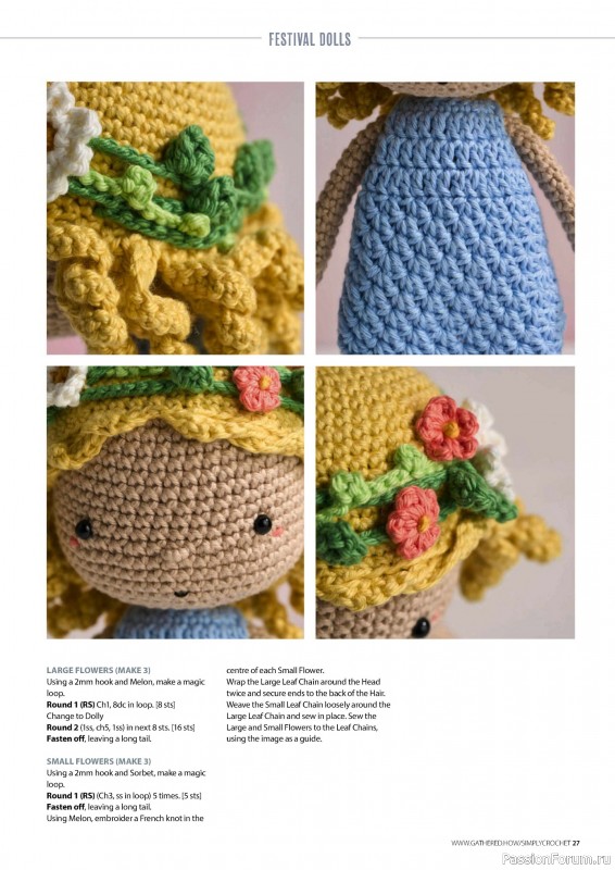 Вязаные проекты крючком в журнале «Simply Crochet №155 2024»