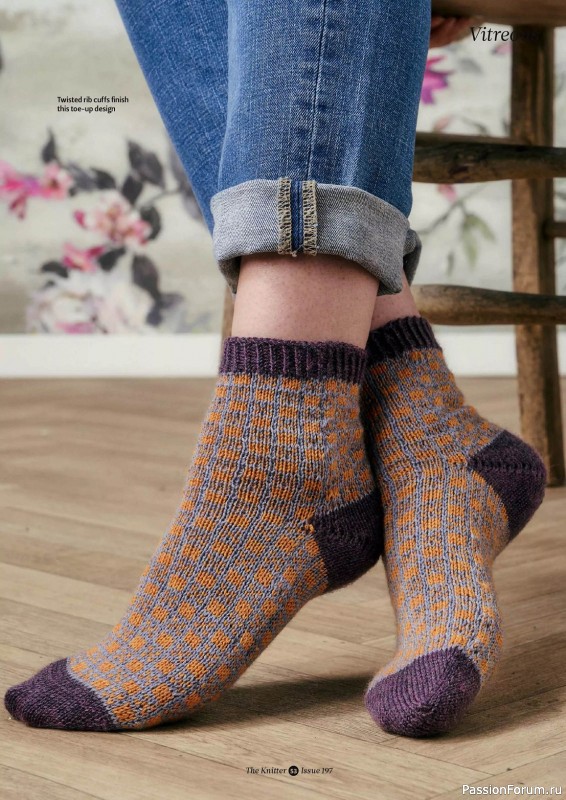 Вязаные проекты спицами в журнале «The Knitter №197 2023»
