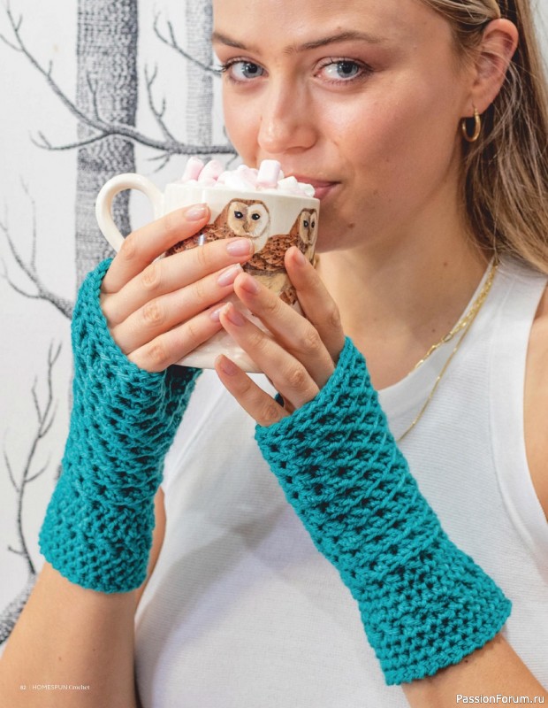 Вязаные проекты крючком в журнале «Homespun Crochet №3 2022»