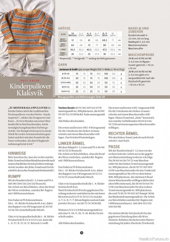 Вязаные проекты спицами в журнале «The Knitter Germany №65 2023»