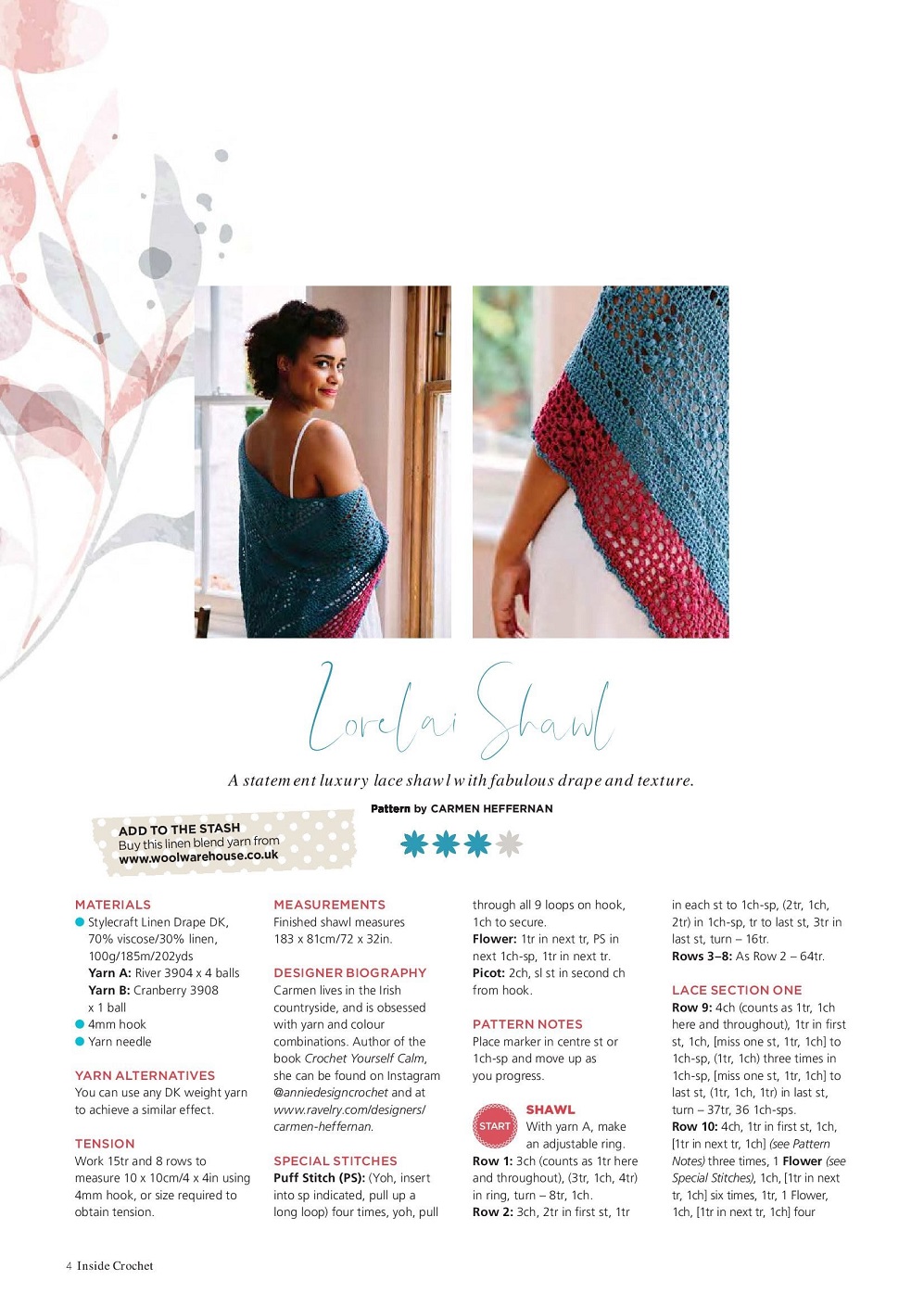 Вязаные модели одежды в журнале "Inside Crochet №144 2022"
