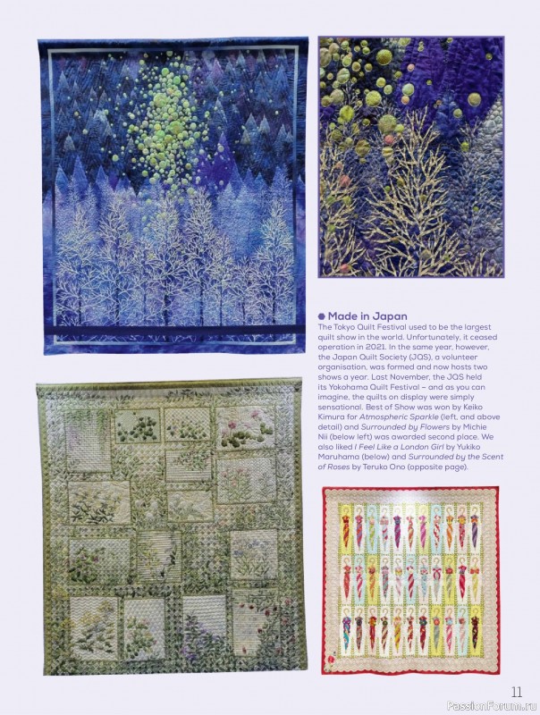 Коллекция проектов для рукодельниц в журнале «Quilters Companion №132 2025»