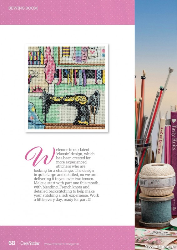 Коллекция вышивки в журнале «CrossStitcher №393 2023»