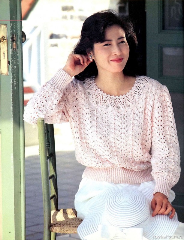 Вязаные модели в журнале «Lady Boutique Series №613 1992»
