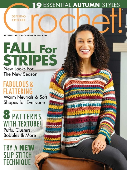 Вязаные проекты крючком в журнале &laquo;Crochet! - Autumn 2022&raquo;