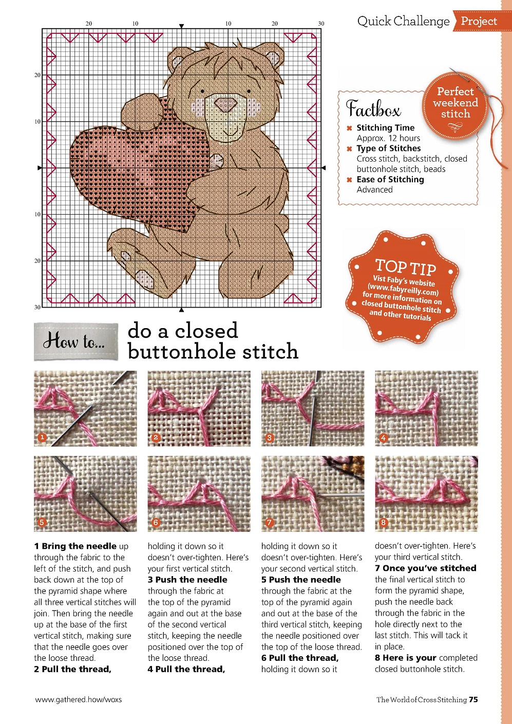 Журнал "The World of Cross Stitching №316 2022"
