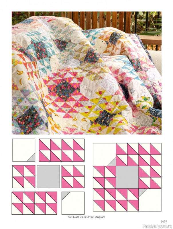 Коллекция проектов для рукодельниц в журнале «Quilters Companion №132 2025»