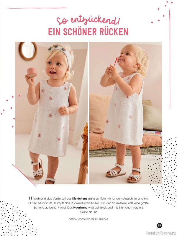 Вязаные модели для детей в журнале «Kinder Maschenmode №2 2024»
