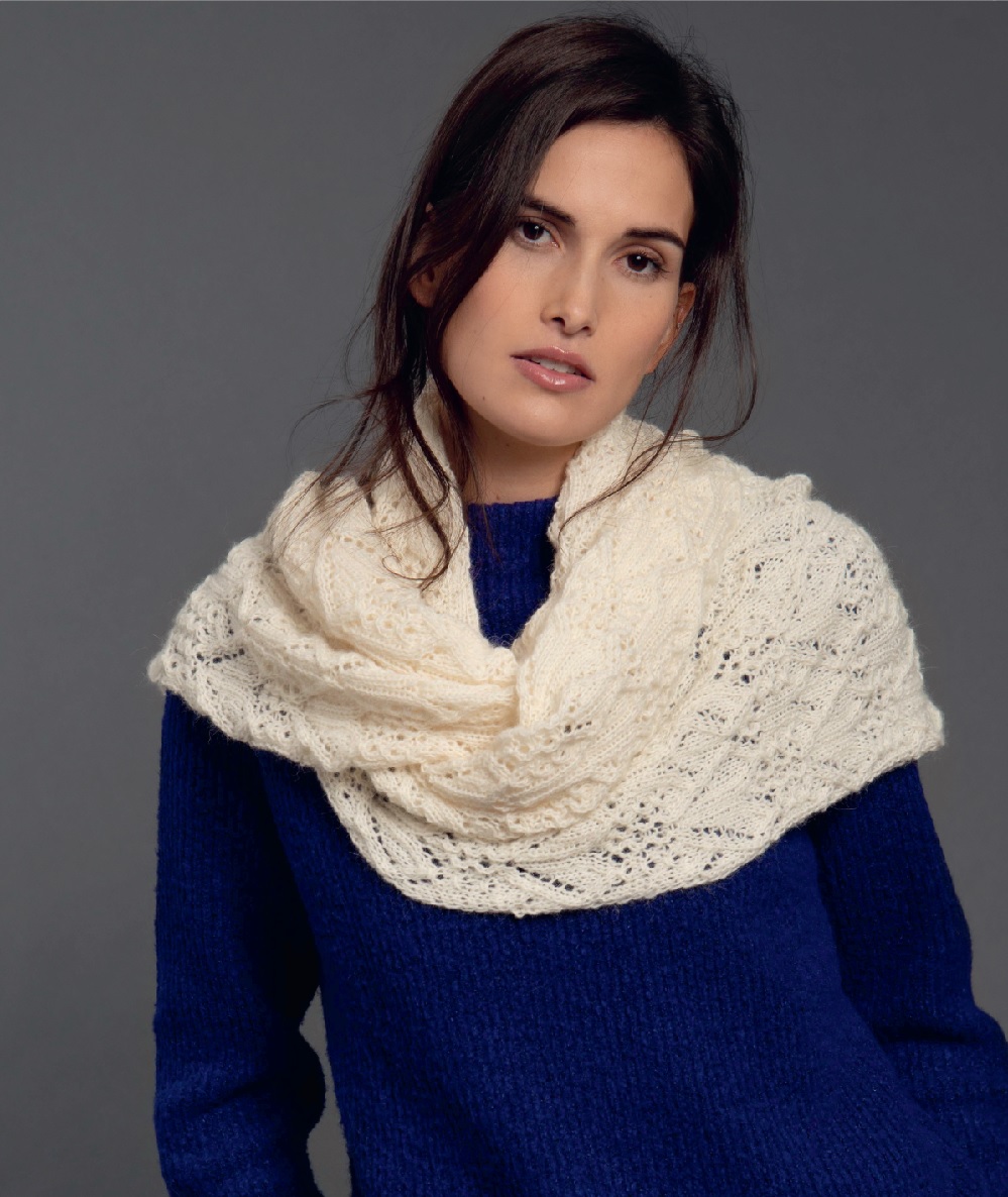 Коллекция ажурных проектов в книге &laquo;Lace Knit Shawls, Sweaters, Socks &amp; Hats&raquo;