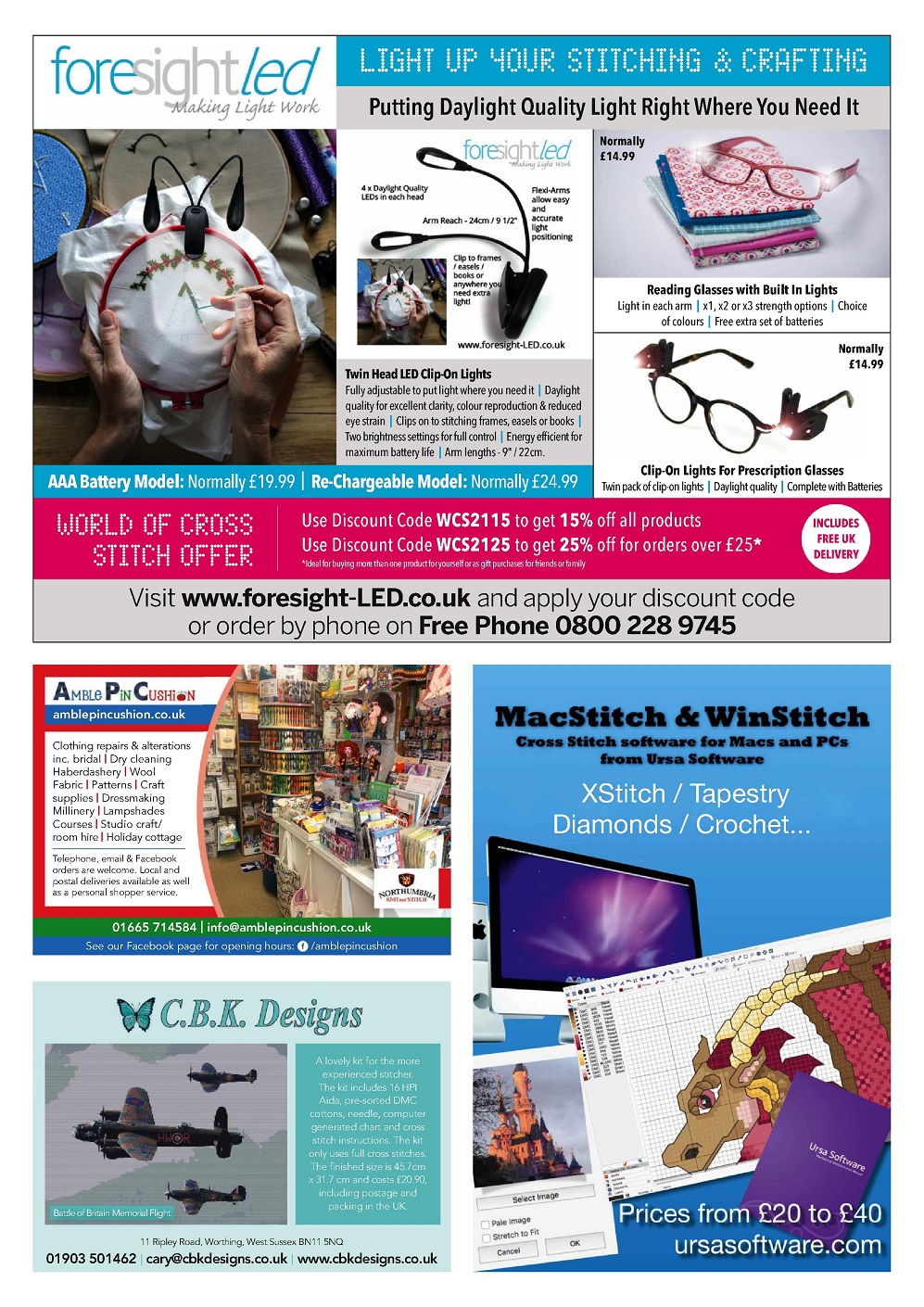 Журнал "The World of Cross Stitching №316 2022"