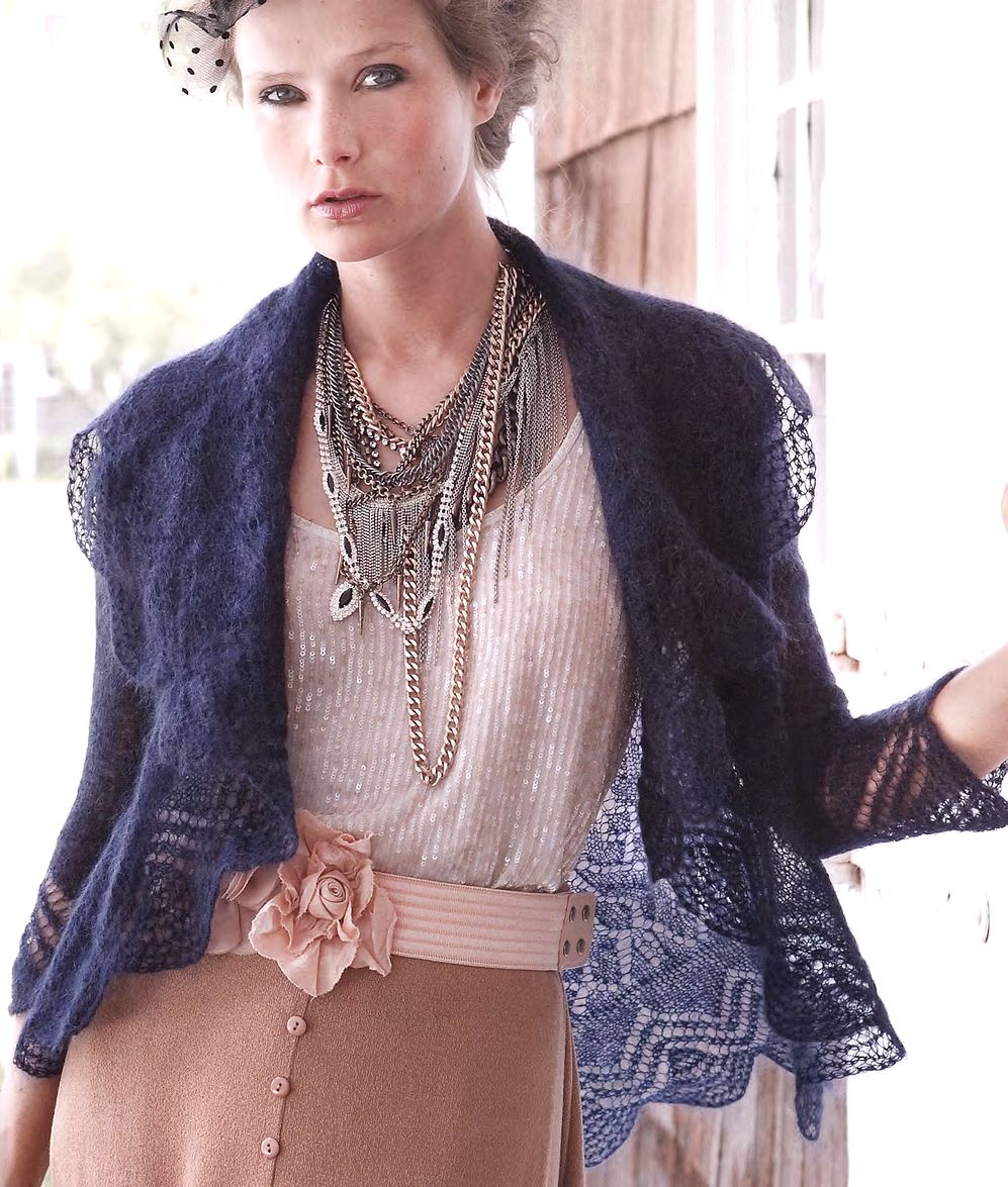 40 проектов вязания в журнале &quot;Vogue Knitting Lace&quot;: 40 Bold &amp; Delicate Knits 2021