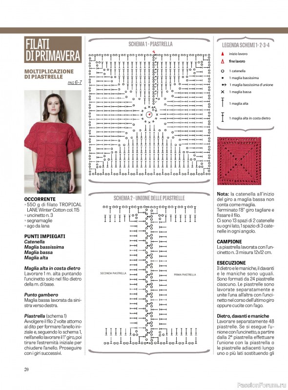 Вязаные модели в журнале «La Nuova Maglia №34 2025»