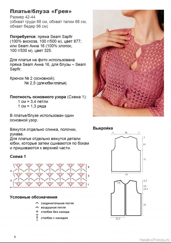 Вязаные модели в журнале «Пико №2 2022»