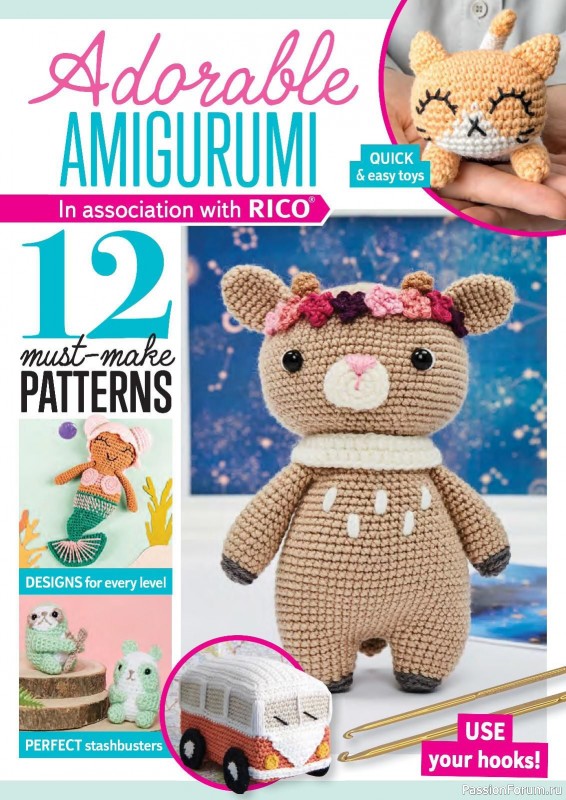 Вязаные проекты крючком в журнале «Crochet Now №94 2023»