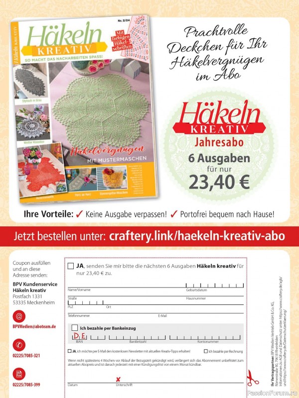 Вязаные проекты крючком в журнале «Muster-Hits №1 2024»