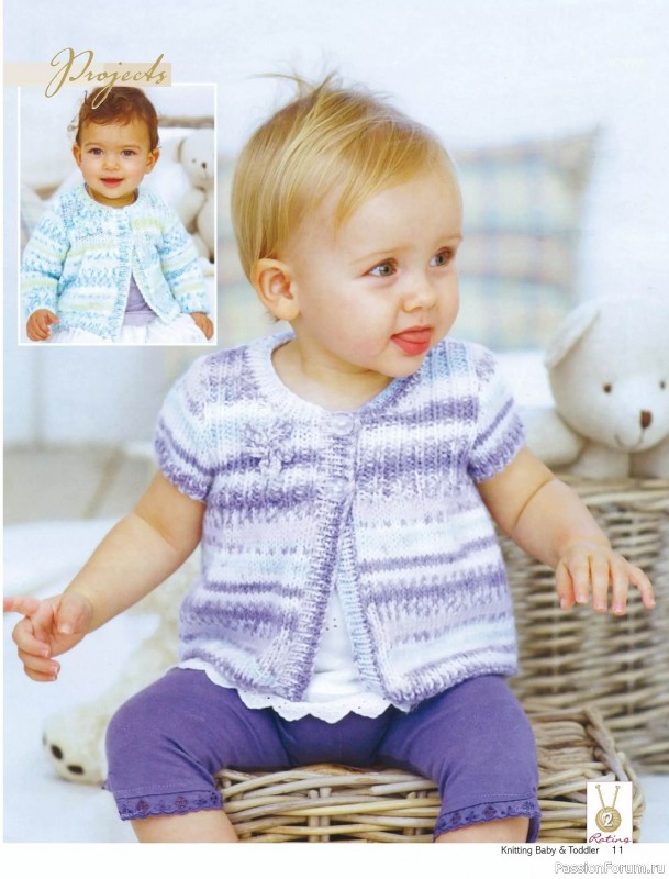 Вязаные модели для детей в журнале «Knitting Baby & Beyond №3 2023»