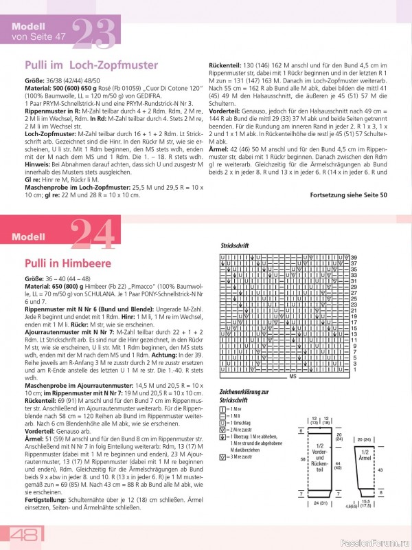 Вязаные проекты в журнале «Meine Strickmode MS111 2023»
