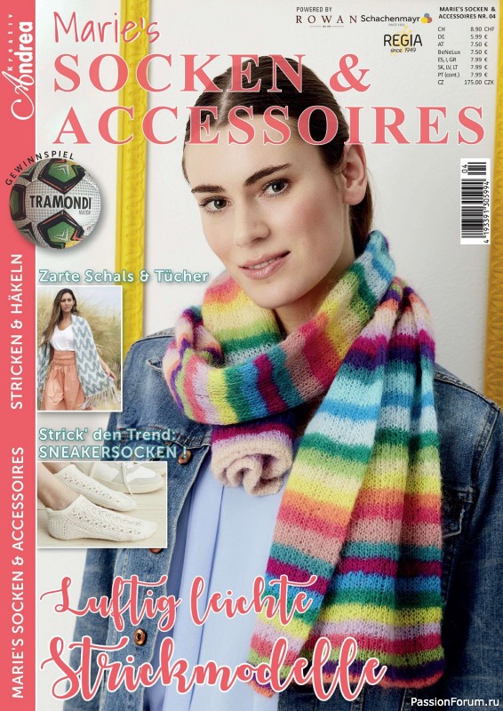 Вязаные проекты в журнале &laquo;Marie&#039;s Socken &amp; Accessoires №4 2023&raquo;
