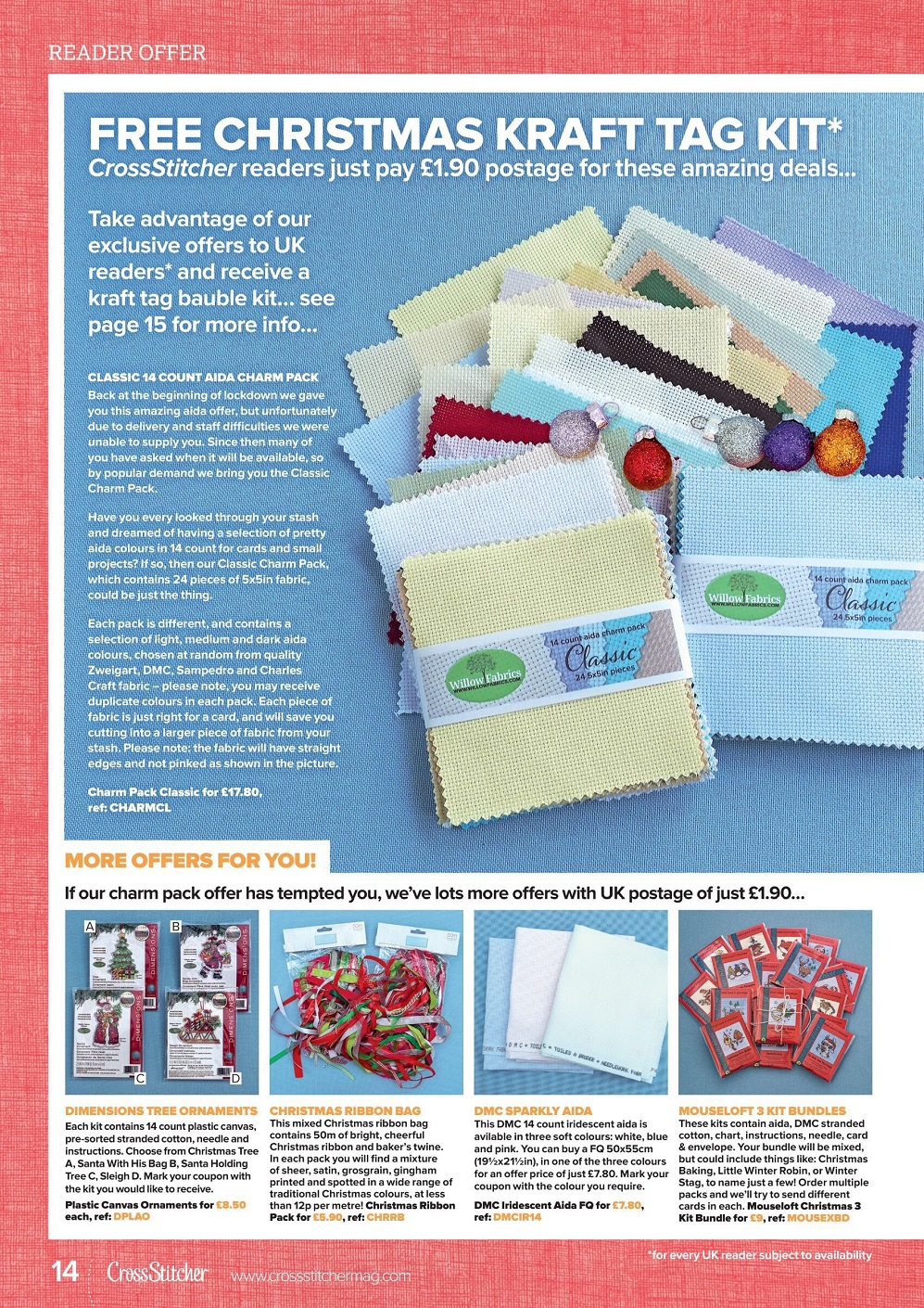 Схемы вышивки крестом в журнале "CrossStitcher" №378 2022