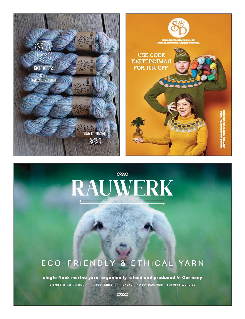 Модные и современные вязаные изделия и узоры в журнале &quot;Knitting&quot; №224 2021
