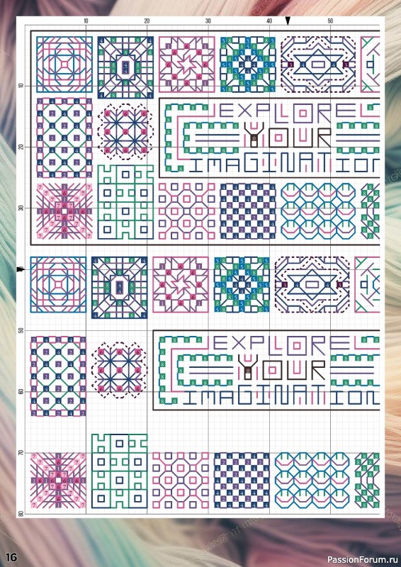 Коллекция вышивки в журнале «XStitch Magazine №24 2023»