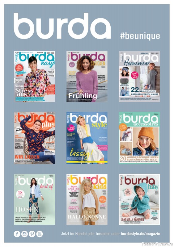 Вязаные модели в журнале «Burda Stricken №2 2021»