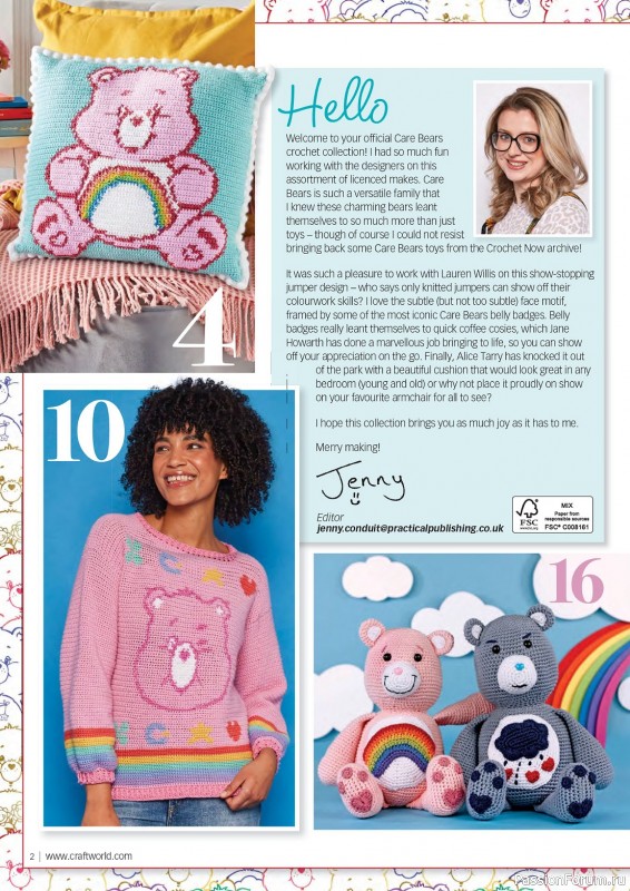 Вязаные проекты крючком в журнале «Crochet Now №103 2024»
