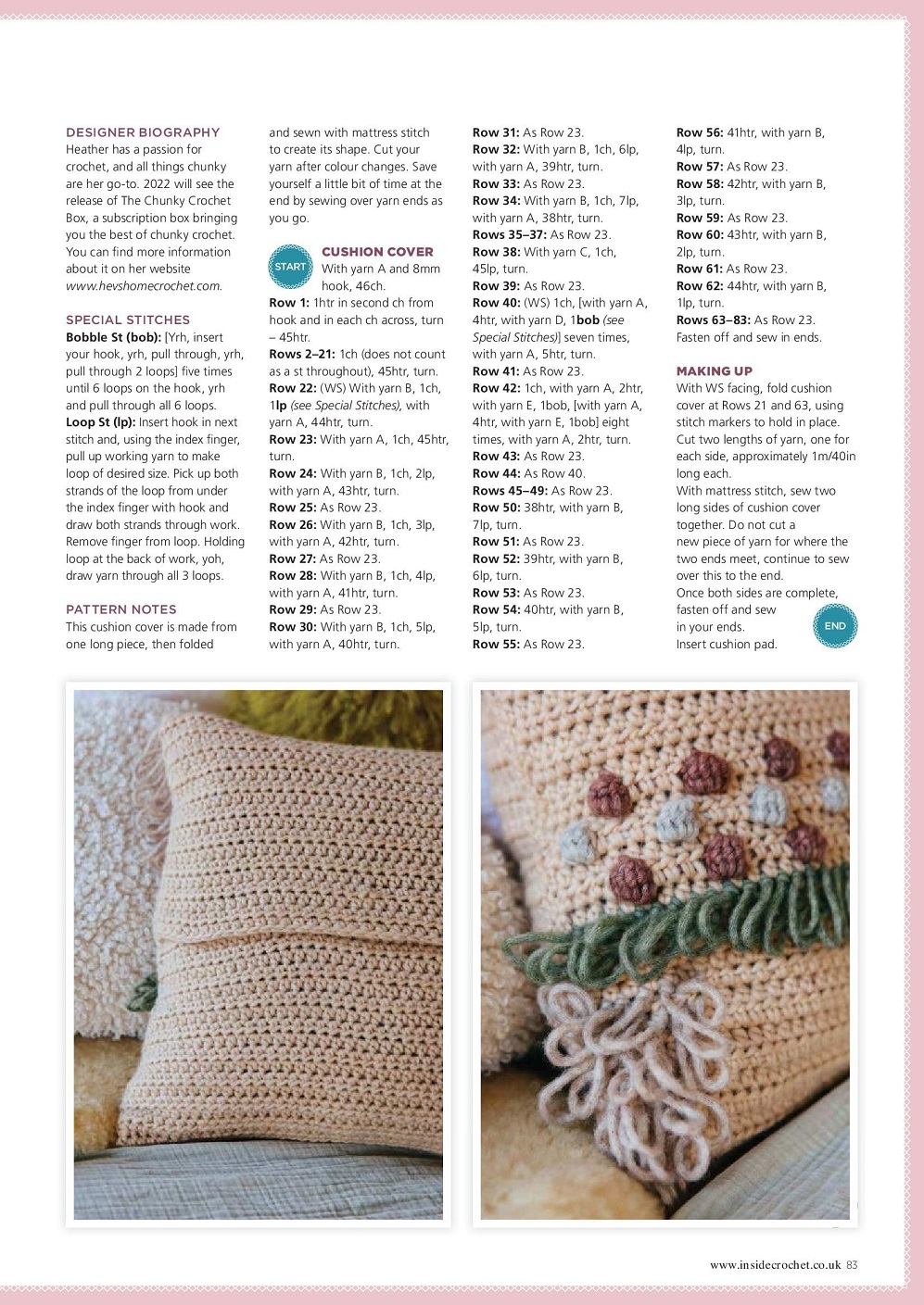 Вязаные модели одежды в журнале "Inside Crochet №144 2022"