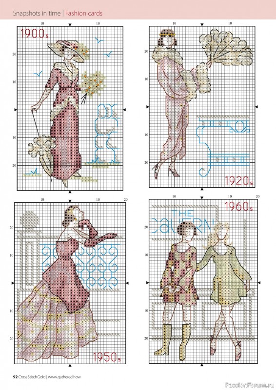 Коллекция вышивки в журнале «Cross Stitch Gold - Figures Collection 2023»