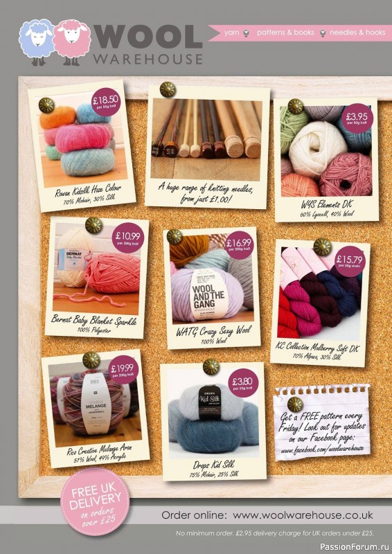 Вязаные модели спицами в журнале «The Knitter №176 2022»