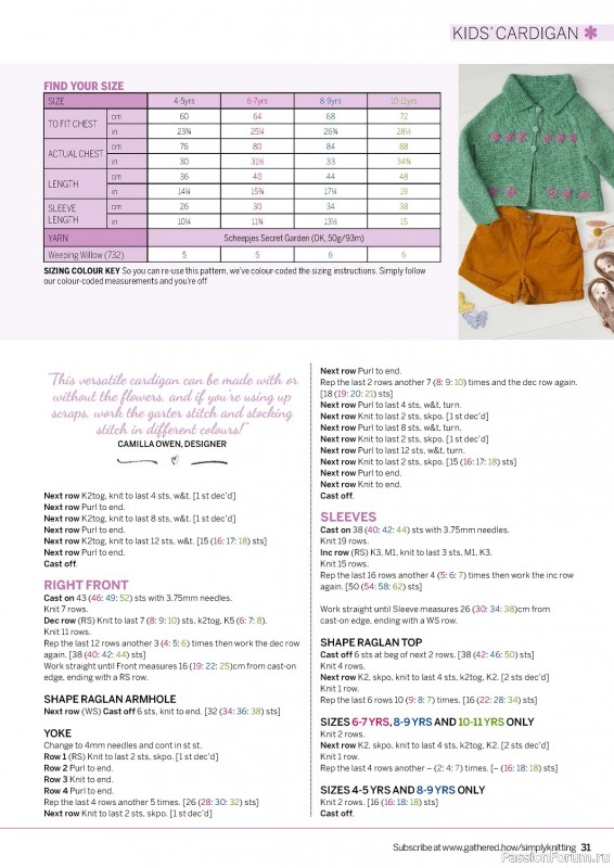 Вязаные проекты крючком в журнале «Simply Knitting №250 2024»