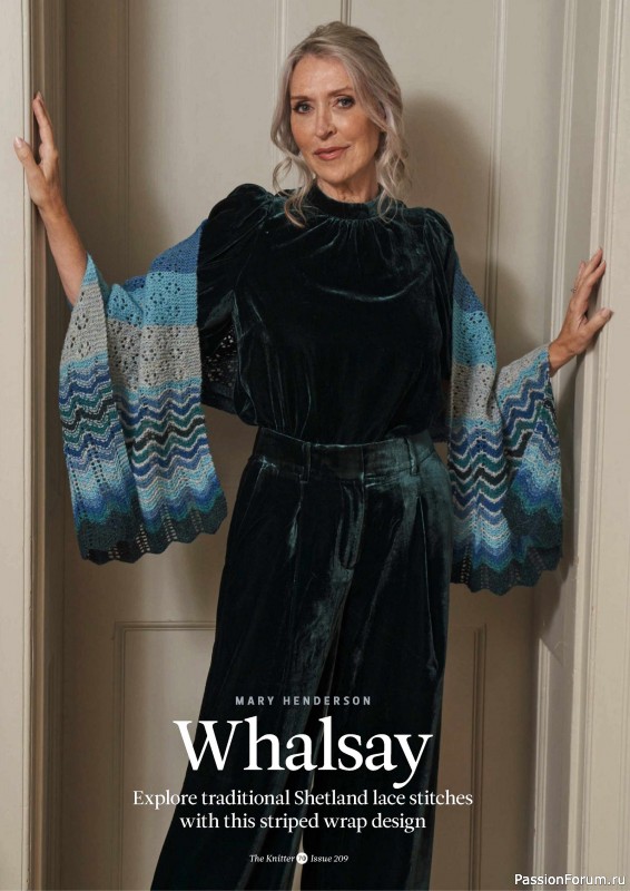 Вязаные проекты спицами в журнале «The Knitter №209 2024»