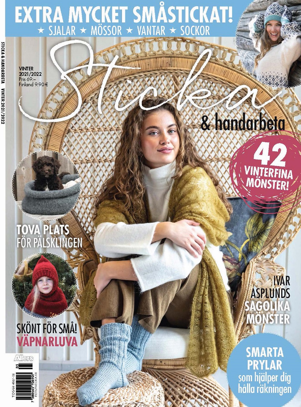 Кофты, свитера, носочки в журнале &quot;Sticka &amp; handarbeta&quot; - Winter 2021