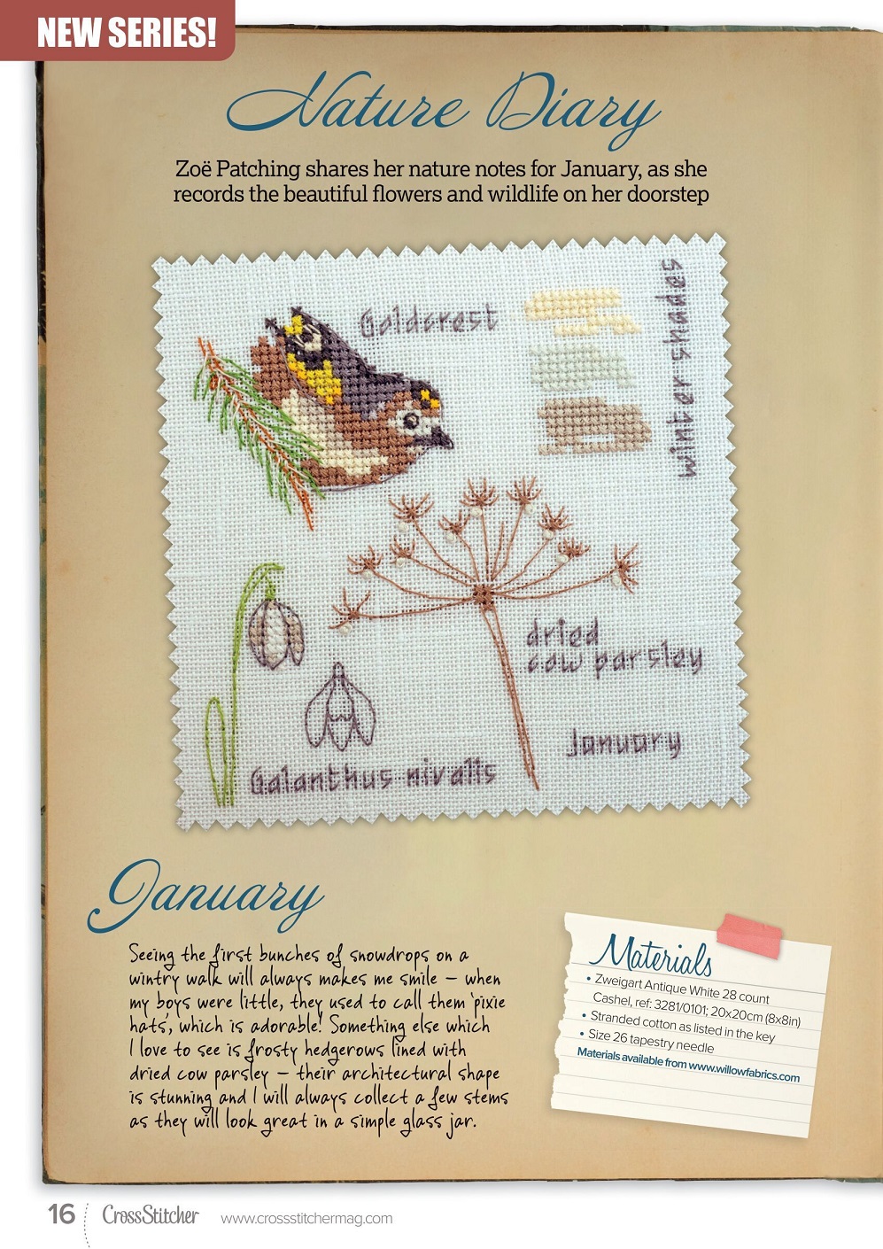 Схемы вышивки крестом в журнале "CrossStitcher" №378 2022