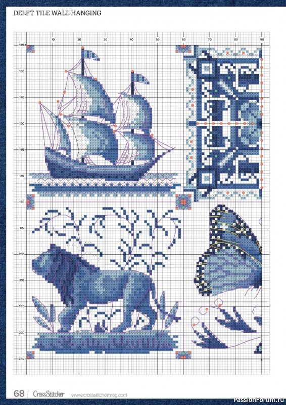 Коллекция вышивки в журнале «CrossStitcher №400 2023»
