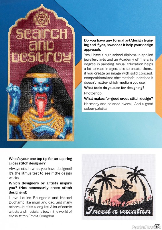 Коллекция вышивки в журнале «XStitch Magazine №24 2023»