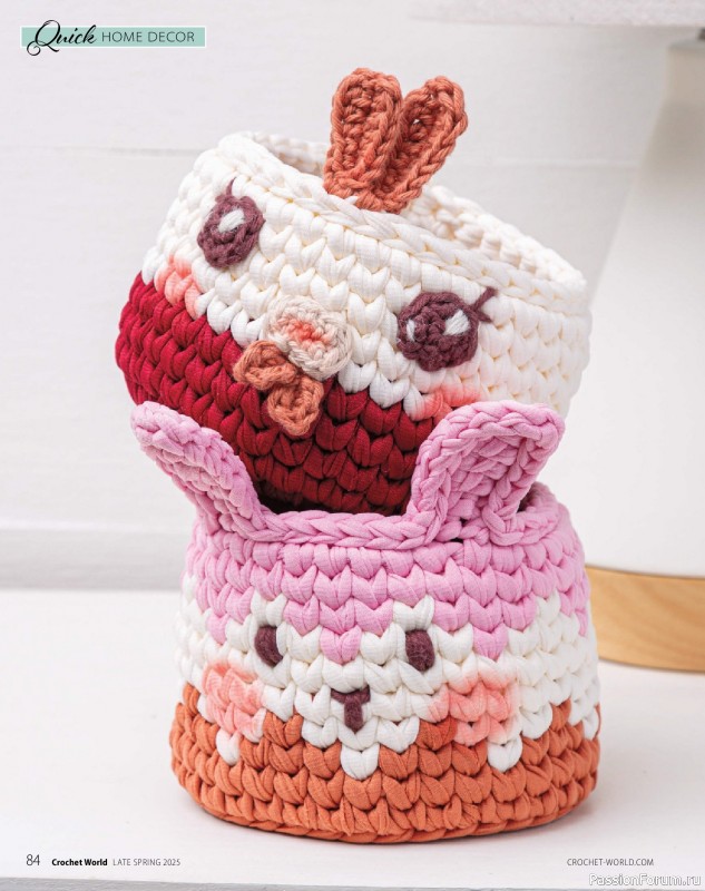 Вязаные проекты крючком в журнале «Crochet World - Late Spring 2025»