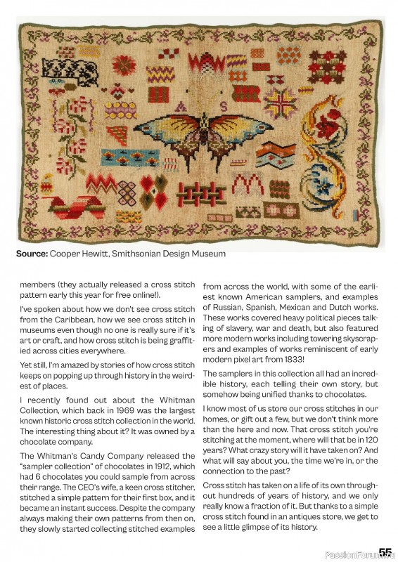Коллекция вышивки в журнале «XStitch Magazine №24 2023»