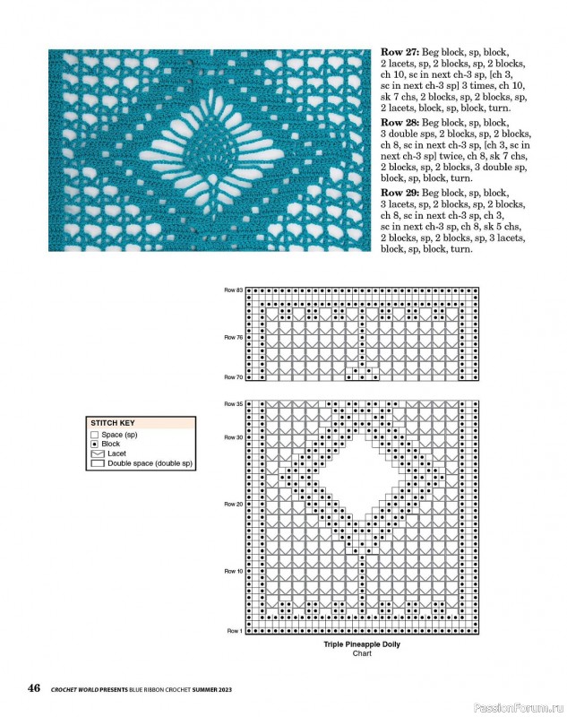 Вязаные проекты крючком в журнале «Crochet World Specials - Summer 2023»
