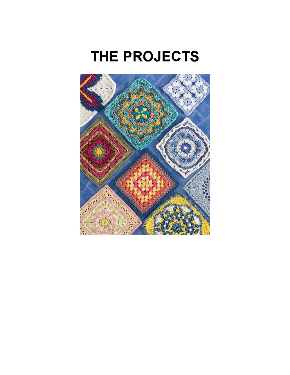 Коллекция проектов крючком в книге &laquo;100 Crochet Tiles&raquo;