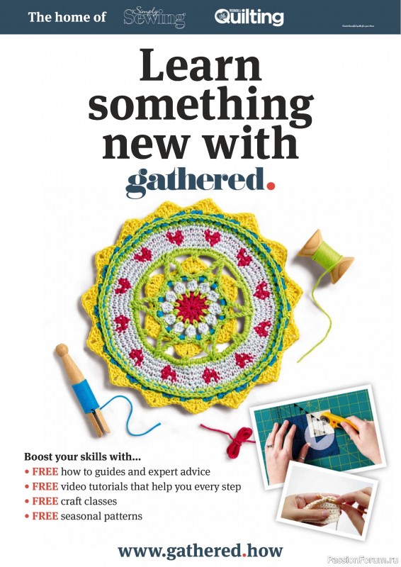 Коллекция проектов для рукодельниц в журнале «Todays Quilter №122 2024»